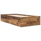 Preview: Bodenbettgestell Altholz 80 x 200 cm Holzwerkstoff