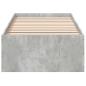 Preview: Bodenbettgestell Betongrau 80 x 200 cm Holzwerkstoff