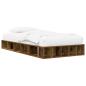 Preview: Bettgestell mit Stauraum Altholz 80 x 200 cm Holzwerkstoff