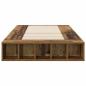 Preview: Bettgestell mit Stauraum Altholz 80 x 200 cm Holzwerkstoff
