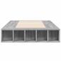 Preview: Bettgestell mit Stauraum Grau Sonoma 80 x 200 cm Holzwerkstoff