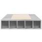 Preview: Bettgestell mit Stauraum Betongrau 80 x 200 cm Holzwerkstoff