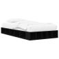 Preview: Bettgestell mit Stauraum mit Regal Schwarze Eiche 80 x 200 cm