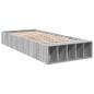 Preview: Bettgestell mit Stauraum Grau Sonoma 80 x 200 cm Holzwerkstoff