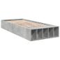 Preview: Bettgestell mit Stauraum Betongrau 80 x 200 cm Holzwerkstoff