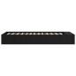 Preview: Bettgestell mit Stauraum mit Regal Schwarze Eiche 80 x 200 cm