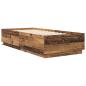 Preview: Bettgestell mit LED Altholz 80 x 200 cm Holzwerkstoff