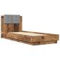 Preview: Bettgestell mit Kopfteil Altholz 80 x 200 cm Holzwerkstoff
