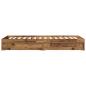 Preview: Bettgestell mit Stauraum Altholz 80 x 200 cm Holzwerkstoff