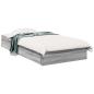Preview: Bettgestell mit Stauraum Grau Sonoma 80 x 200 cm Holzwerkstoff