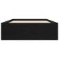 Preview: Bettgestell mit Stauraum Schwarze Eiche 80 x 200 cm