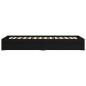Preview: Bettgestell mit Stauraum Schwarze Eiche 80 x 200 cm