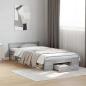 Preview: ARDEBO.de - Bettgestell mit Stauraum Grau Sonoma 80 x 200 cm Holzwerkstoff