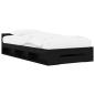 Preview: Bettgestell mit Stauraum mit Regal Schwarze Eiche 80 x 200 cm
