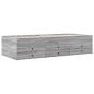 Preview: Bettgestell mit Stauraum Grau Sonoma 80 x 200 cm Holzwerkstoff