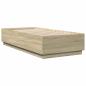 Preview: Bettrahmen Sonoma-Eiche 80 x 200 cm Holzwerkstoff