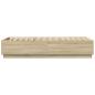 Preview: Bettrahmen Sonoma-Eiche 80 x 200 cm Holzwerkstoff