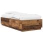Preview: Bettrahmen Altholz 80 x 200 cm Holzwerkstoff