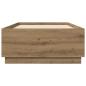 Preview: Bettrahmen Kunsthandwerk Eiche 80 x 200 cm Holzwerkstoff