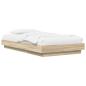 Preview: Bodenbettgestell Sonoma-Eiche 80 x 210 cm Holzwerkstoff