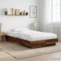 Preview: ARDEBO.de - Bodenbettgestell Altholz 80 x 210 cm Holzwerkstoff