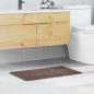 Preview: ARDEBO.de - Rutschfeste Badmatte Braun 50 x 80 cm PP