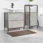 Preview: Rutschfeste Badmatte Braun 50 x 80 cm PP