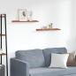 Preview: ARDEBO.de - Wandregal 2 stk. Rot 60 x 9 x 3 cm Holzwerkstoff
