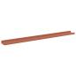 Preview: Wandregal Wandhalterung 2 Stk. Rot 100 x 9 x 3 cm Holzwerkstoff