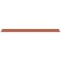 Preview: Wandregal Wandhalterung 2 Stk. Rot 100 x 9 x 3 cm Holzwerkstoff