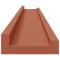 Preview: Wandregal Wandhalterung 4 pcs Rot 80 x 9 x 3 cm Holzwerkstoff