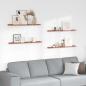 Preview: ARDEBO.de - Wandregal 4 stk. Rot 100 x 9 x 3 cm Holzwerkstoff