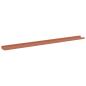 Preview: Wandregal Wandhalterung 4 Stk. Rot 115 x 9 x 3 cm Holzwerkstoff