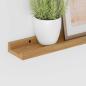 Preview: Wandregal 2 stk. Braun 40 x 9 x 3 cm Holzwerkstoff