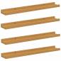 Preview: Wandregal 4 stk. Beige 60 x 9 x 3 cm Holzwerkstoff