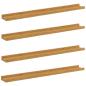 Preview: Wandregal 4 stk. Beige 80 x 9 x 3 cm Holzwerkstoff