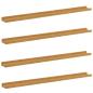 Preview: Wandregal 4 stk. Beige 100 x 9 x 3 cm Holzwerkstoff