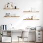 Preview: Wandregal 4 stk. Beige 100 x 9 x 3 cm Holzwerkstoff