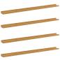 Preview: Wandregal 4 stk. Beige 115 x 9 x 3 cm Holzwerkstoff