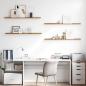 Preview: Wandregal 4 stk. Beige 115 x 9 x 3 cm Holzwerkstoff