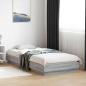 Preview: ARDEBO.de - Bettgestell mit LED Grau Sonoma 80 x 200 cm Holzwerkstoff