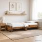 Preview: ARDEBO.de - Bettgestell mit Kopfteil Altholz 80 x 200 cm Holzwerkstoff