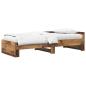 Preview: Bettgestell mit Kopfteil Altholz 80 x 200 cm Holzwerkstoff