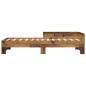 Preview: Bettgestell mit Kopfteil Altholz 80 x 200 cm Holzwerkstoff