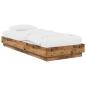 Preview: Bodenbettgestell Altholz 80 x 200 cm Holzwerkstoff