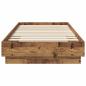 Preview: Bodenbettgestell Altholz 80 x 200 cm Holzwerkstoff