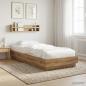 Preview: ARDEBO.de - Bodenbettgestell Artisan-Eiche 80 x 200 cm Holzwerkstoff