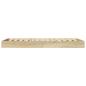 Preview: Bodenbettgestell Sonoma-Eiche 80 x 200 cm Holzwerkstoff