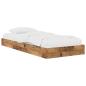 Preview: Bodenbettgestell Altholz 80 x 200 cm Holzwerkstoff