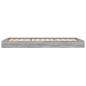 Preview: Bodenbettgestell Sonoma-Grau 80 x 200 cm Holzwerkstoff